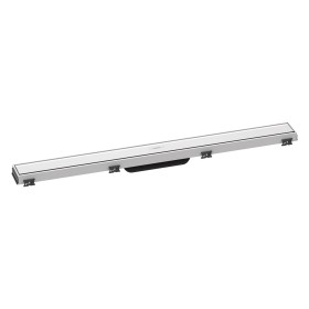 hansgrohe RainDrain Match Fertigset Duschrinne 80 cm, mit höhenverstellbarem Rahmen