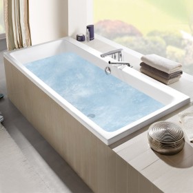 Villeroy & Boch Subway Duo-Badewanne 190 x 90 cm, Hydropool Entry, Technik Position 1, mit Trio Ablaufgarnitur