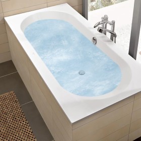 Villeroy & Boch Oberon Duo Badewanne 190 x 90 cm, Hydropool Entry, Technik Position 2, mit Trio Ablaufgarnitur