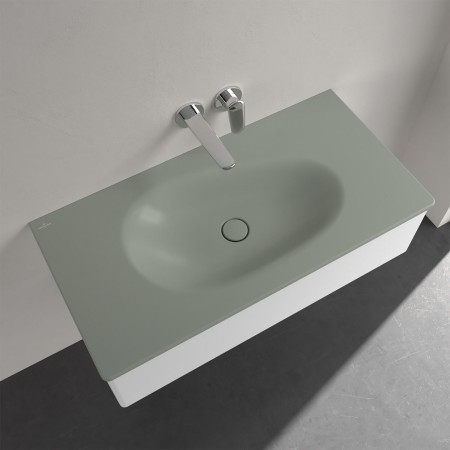 Villeroy & Boch Antao Schrankwaschtisch 100 x 50 cm, ohne Überlauf und ohne Hahnloch