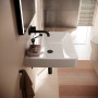 hansgrohe Xanuia Q Waschtisch 650/480 ohne Hahnloch und Überlauf, SmartClean