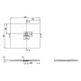 Villeroy & Boch Squaro Infinity Duschwanne, 110 x 80 x 4 cm