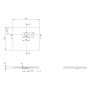 Villeroy & Boch Squaro Infinity Duschwanne, 80 x 70 x 4 cm