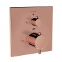 VitrA Root Square Thermostat-Wannenfüll- und Brausearmatur für Unterputz