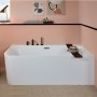 Villeroy & Boch Loop & Friends SQUARE Duo Vorwand-Badewanne, 180 x 80 cm für Eckeinbau rechts