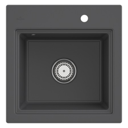 Villeroy & Boch Subway Style 50 S Einbauspüle, Ablaufgarnitur mit Handbetätigung