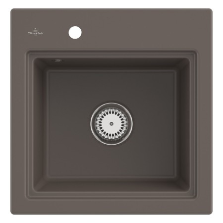 Villeroy & Boch Subway Style 50 S Einbauspüle, Ablaufgarnitur mit Handbetätigung