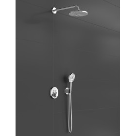 Sistema doccia hansgrohe Raindance S 240, 1 tipo di getto PowderRain con ShowerSelect S