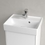 Villeroy & Boch Collaro Handwaschbecken 45 cm mit Überlauf, 1 Hahnloch