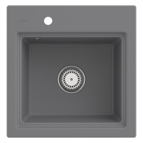 Villeroy & Boch Subway Style 50 S Einbauspüle, Ablaufgarnitur mit Handbetätigung