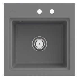 Villeroy & Boch Subway Style 50 S Einbauspüle, Ablaufgarnitur mit Handbetätigung