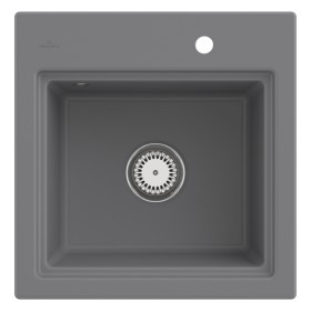 Villeroy & Boch Subway Style 50 S Einbauspüle, Ablaufgarnitur mit Handbetätigung