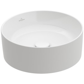 Vasque à poser ronde Villeroy & Boch Collaro 40 cm sans trop-plein, sans trou de robinet
