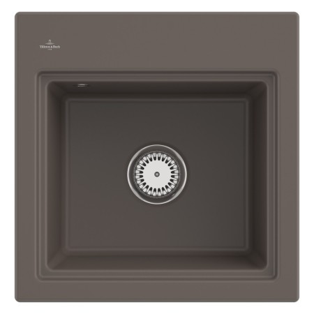 Villeroy & Boch Subway Style 50 S Einbauspüle, Ablaufgarnitur mit Handbetätigung