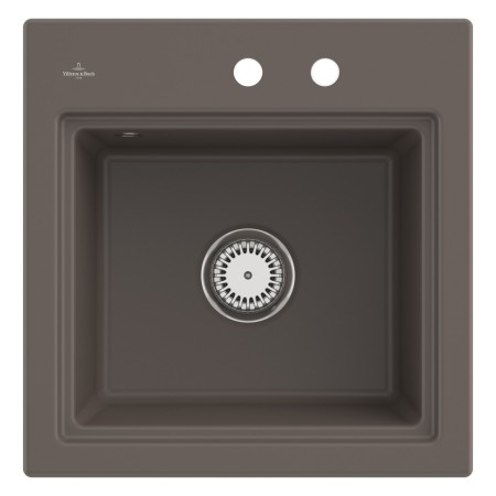 Villeroy & Boch Subway Style 50 S Einbauspüle, Ablaufgarnitur mit Handbetätigung