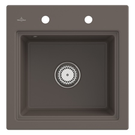 Villeroy & Boch Subway Style 50 S Einbauspüle, Ablaufgarnitur mit Handbetätigung