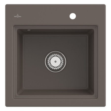 Villeroy & Boch Subway Style 50 S Einbauspüle, Ablaufgarnitur mit Handbetätigung