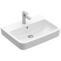 Villeroy & Boch O.novo Aufsatzwaschtisch 55 x 46 cm mit Überlauf, 1 Hahnloch