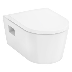 Vaso sospeso hansgrohe EluPura Original S 540 AquaChannel Flush con sedile WC SoftClose e QuickRelease