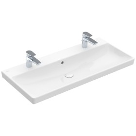 Meuble-lavabo Villeroy & Boch Avento 100 x 47 cm, avec 2 trous de robinet, avec trop-plein