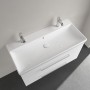 Villeroy & Boch Avento Schrankwaschtisch 100 x 47 cm, mit 2 Hahnlöchern, mit Überlauf