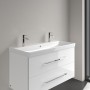 Villeroy & Boch Avento Schrankwaschtisch 100 x 47 cm, mit 2 Hahnlöchern, mit Überlauf