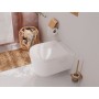hansgrohe EluPura S Wand WC Set 540 AquaFall Flush mit WC-Sitz mit SoftClose und QuickRelease