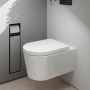 hansgrohe EluPura S Wand WC Set 540 AquaFall Flush mit WC-Sitz mit SoftClose und QuickRelease