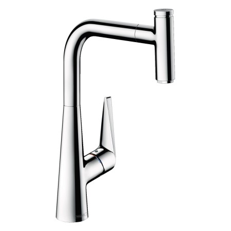 hansgrohe Talis Select M51 Einhebel-Küchenarmatur 300, Eco, Ausziehauslauf, 1jet