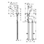 hansgrohe Metris M71 Einhebel-Küchenarmatur 220 Eco, Ausziehbrause, 2jet, sBox