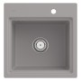 Villeroy & Boch Subway Style 50 S FLAT flächenbündige Spüle, Ablaufgarnitur mit Excenterbetätigung, inkl. Abtropfgitter