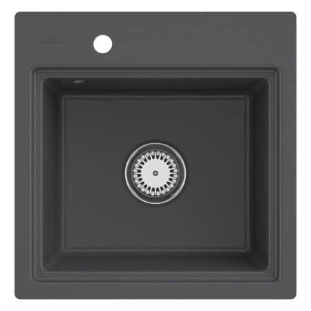 Villeroy & Boch Subway Style 50 S FLAT flächenbündige Spüle, Ablaufgarnitur mit Excenterbetätigung, inkl. Abtropfgitter