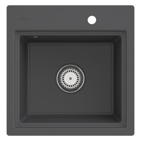Villeroy & Boch Subway Style 50 S FLAT flächenbündige Spüle, Ablaufgarnitur mit Excenterbetätigung, inkl. Abtropfgitter