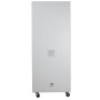 Wolfstahl PC-Schrank stahl, abschliessbar, 68x60x170cm lichtgrau - verkehrsweiss