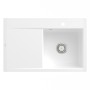 Villeroy & Boch Subway Style 45 FLAT flächenbündige Spüle, Ablaufgarnitur mit Handbetätigung, Becken rechts