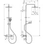 hansgrohe Vernis Shape Duschsystem 240 1 Strahlart mit Thermostat