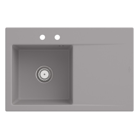 Villeroy & Boch Subway Style 45 Einbauspüle, Ablaufgarnitur mit Handbetätigung, Becken links