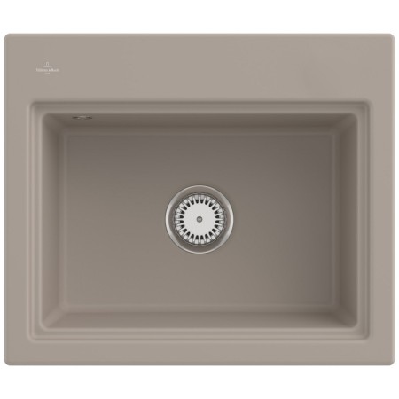 Villeroy & Boch Subway Style 60 S Einbauspüle, Ablaufgarnitur mit Excenterbetätigung, inkl. Abtropfgitter