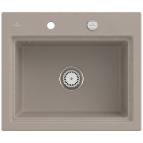 Villeroy & Boch Subway Style 60 S Einbauspüle, Ablaufgarnitur mit Excenterbetätigung, inkl. Abtropfgitter