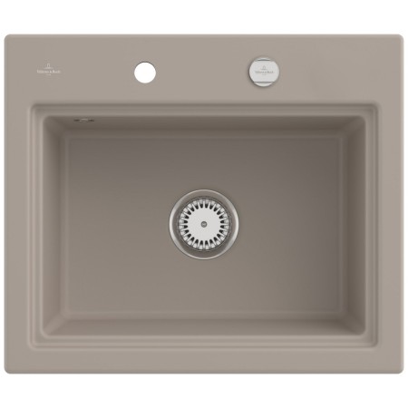 Villeroy & Boch Subway Style 60 S Einbauspüle, Ablaufgarnitur mit Excenterbetätigung, inkl. Abtropfgitter