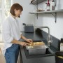 Villeroy & Boch Subway Style 60 S FLAT flächenbündige Spüle, Ablaufgarnitur mit Handbetätigung, inkl. Abtropfgitter