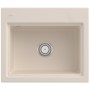 Villeroy & Boch Subway Style 60 S FLAT flächenbündige Spüle, Ablaufgarnitur mit Excenterbetätigung, inkl. Abtropfgitter