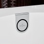 Villeroy & Boch Oberon 2.0 Solo Badewanne 180 x 80 cm, Hydropool Entry, Technik Position 2, mit Trio Ablauf