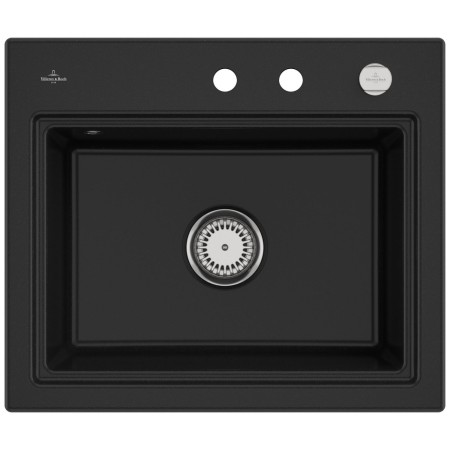 Villeroy & Boch Subway Style 60 S Einbauspüle, Ablaufgarnitur mit Excenterbetätigung, inkl. Abtropfgitter