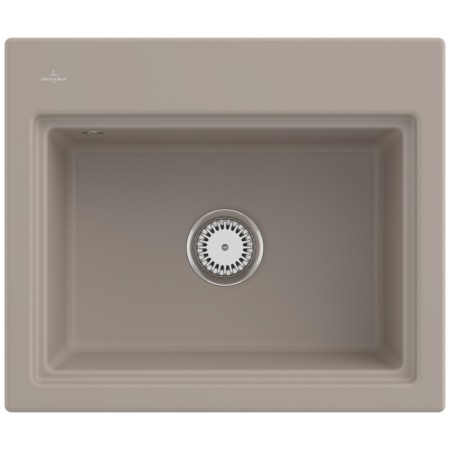 Villeroy & Boch Subway Style 60 S Einbauspüle, Ablaufgarnitur mit Handbetätigung, inkl. Abtropfgitter