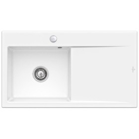 Villeroy & Boch Subway Style 50 Einbauspüle, Ablaufgarnitur mit Excenterbetätigung, Becken links