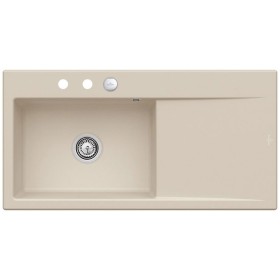 Villeroy & Boch Subway Style 60 Einbauspüle, Ablaufgarnitur mit Excenterbetätigung, Becken links