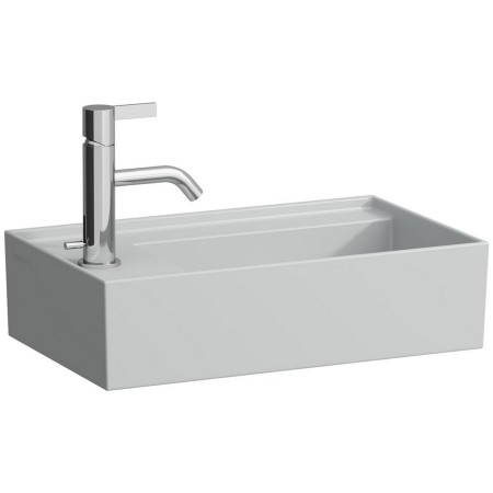 LAUFEN Kartell Handwaschbecken 46 x 28 cm mit 1 Hahnloch, Armaturenbank links