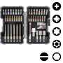 Bosch 43-teilige Sets mit Schrauberbits und Steckschlüsseln, Extra Hard