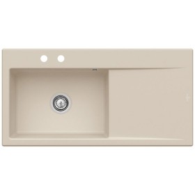 Villeroy & Boch Subway Style 60 Einbauspüle, Ablaufgarnitur mit Handbetätigung, Becken links